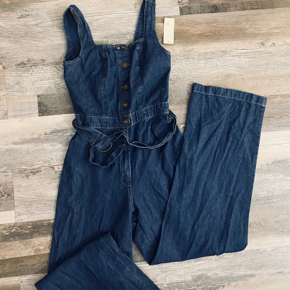 New Japna Dark Denim Jumpsuit
